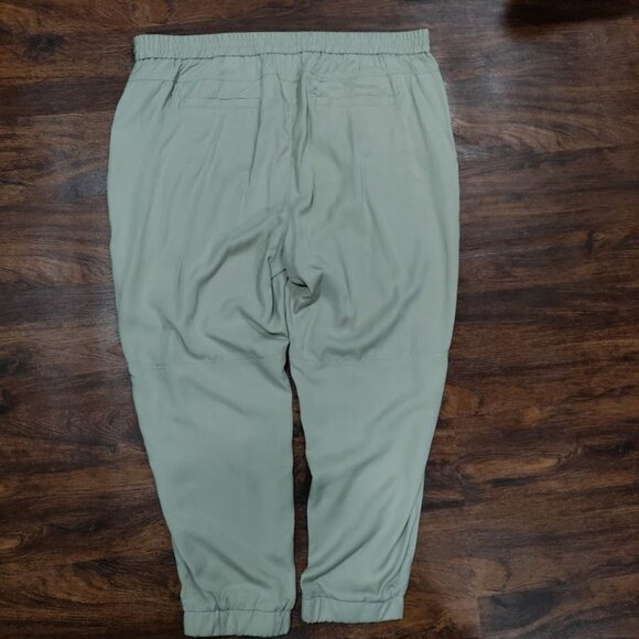 Banana Republic Green Place Holder Relaxed Lyocell Jogger Pants Plus Size 20 - Picture 4 of 12